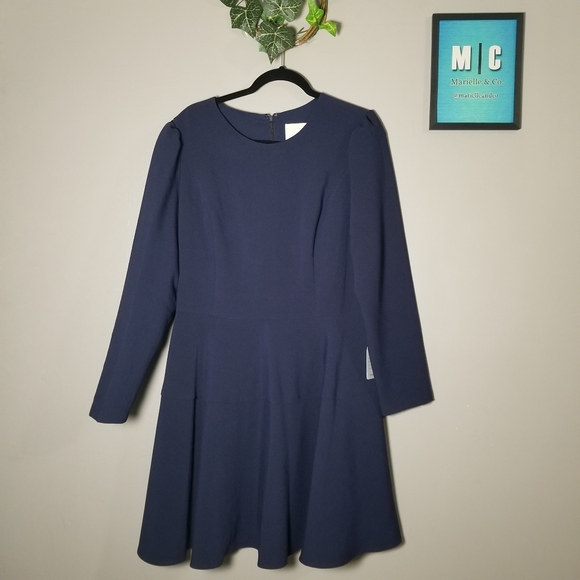 Gal Meets Glam Blue Celeste Plus Size Mini Dress - Picture 3 of 15